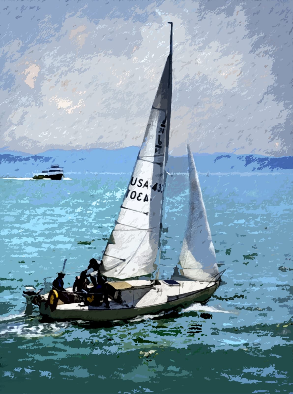 Sailing on the San Francisco Bay